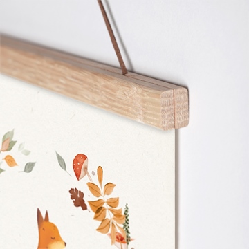 Affiche naissance mon beau renard - Détail de l'affiche