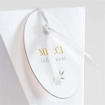 Boîte de dragées baptême vers le beau étui - Détail de la boîte