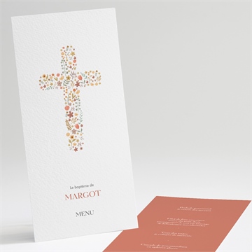 Menu baptême florilège