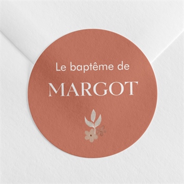Sticker baptême florilège