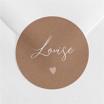 Sticker naissance paisible