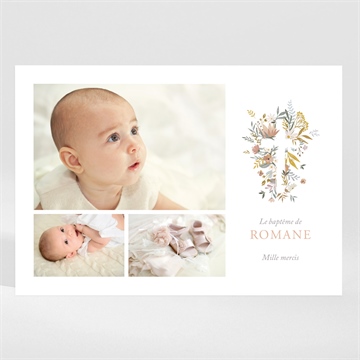 Remerciement baptême tout en joie