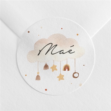Sticker naissance mon nuage