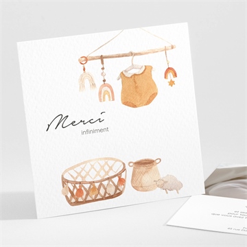 Remerciement naissance mes petits arc-en-ciel