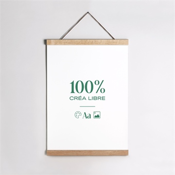 Affiche naissance vierge 9,5cm x 9,5cm