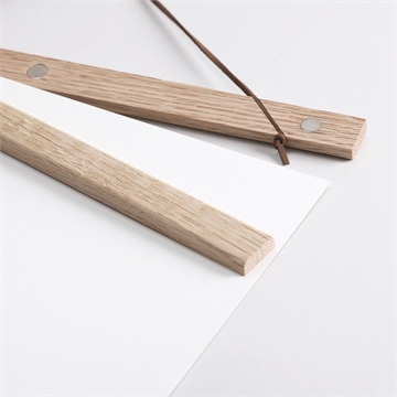 Affiche naissance vierge affiche - Détail des supports en bois