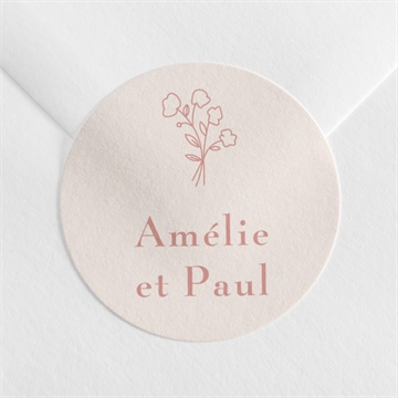 Sticker mariage tendre capsule