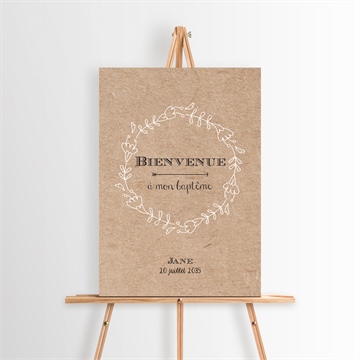Panneau bienvenue belle histoire sacrée