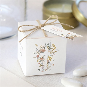 Boîte de dragées baptême tout en joie