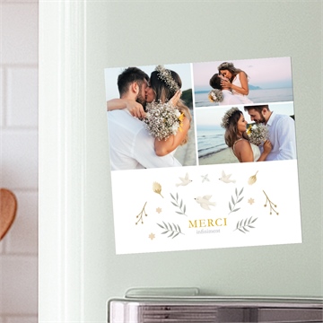 Carte magnet - carré