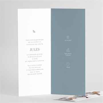 Faire-part communion transcendance - Intérieur du faire-part 2