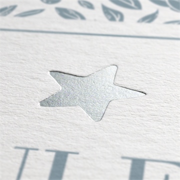 Faire-part communion transcendance dorure - Marquage à chaud CUIVRE