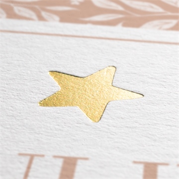 Faire-part communion beaux symboles dorure - Marquage à chaud OR