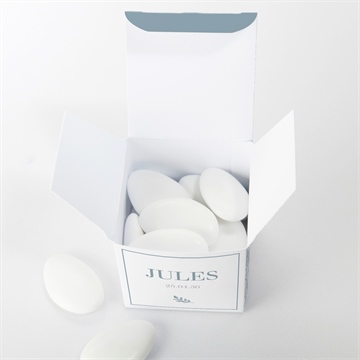 Boîte de dragées baptême jour divin - Intérieur de la boîte