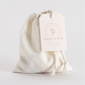 Pochon mariage  tendre capsule