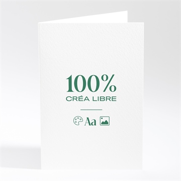 Carte pliée - portrait