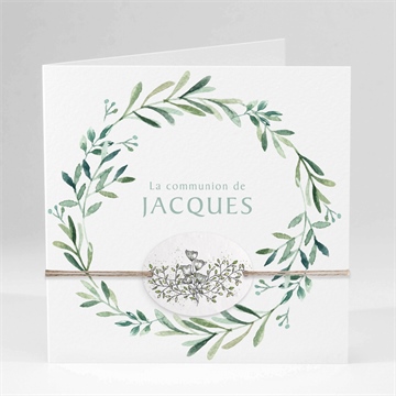 Carte pliée ensemencée