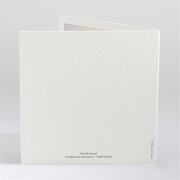 Carte de voeux noel vintage - Dos de la carte