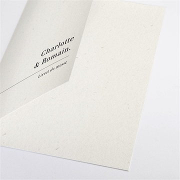 Livret de messe mariage absolument - Détail du livret