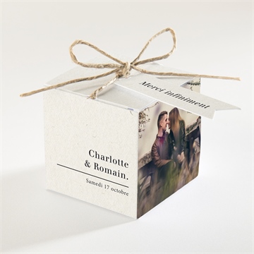 Boîte de dragées mariage absolument