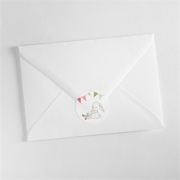 Sticker naissance tendre guirlande - Mise en situation