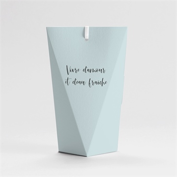 Boîte de dragées mariage so vinyle étui - Dos de la boîte