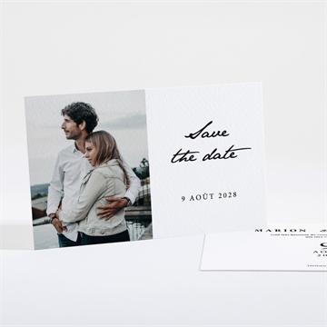 Save the Date mariage epuré