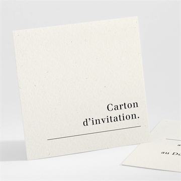 Carton d'invitation mariage absolument