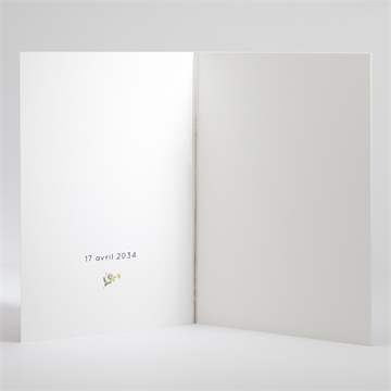 Livret de messe mariage joie champetre - Intérieur du livret