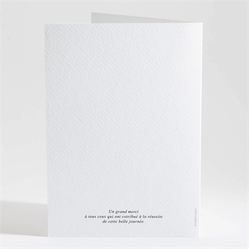 Livret de messe mariage joie champetre - Dos du livret