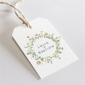 Etiquette mariage joie champetre