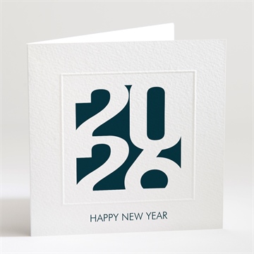 Carte de voeux une nouvelle année