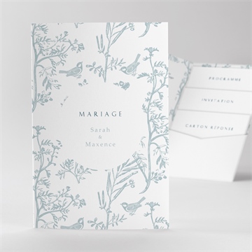 Faire-part mariage jouy exclusif pocketfold