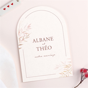 Faire-part mariage poésie boheme