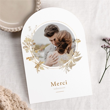 Faire-part mariage délicatesse végétale