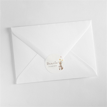 Sticker naissance la clé des champs - Mise en situation