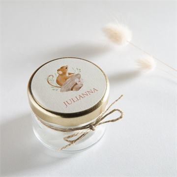 Sticker naissance ma petite souris - Mise en situation