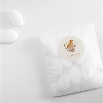 Sticker naissance ma petite souris - Mise en situation