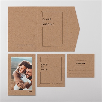 Faire-part mariage se rejoindre - Vue ensemble extérieur