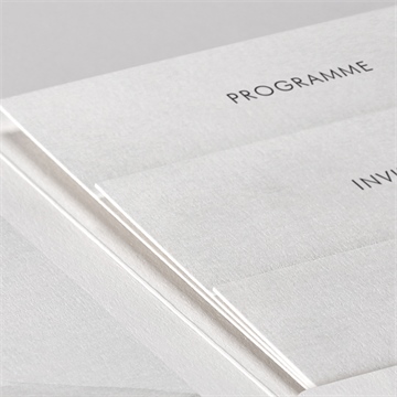 Faire-part mariage montagnes - Détail du faire-part