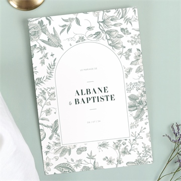 Faire-part mariage sculpture