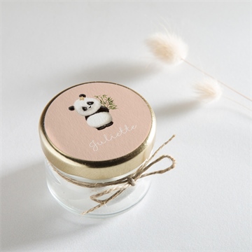 Sticker naissance mon panda - Mise en situation