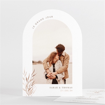 Faire-part mariage l'arche