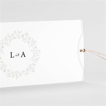 Faire-part mariage sublime pochette duo