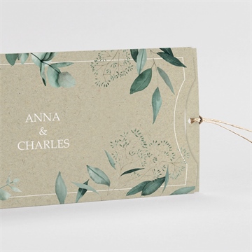 Faire-part mariage intimité pochette duo