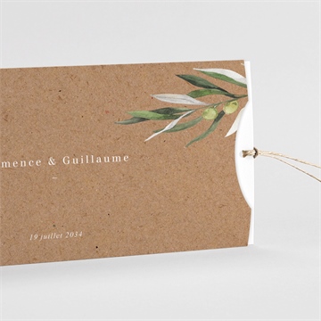 Faire-part mariage provençal magnet