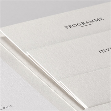 Faire-part mariage fleurs d'hiver - Détail du faire-part