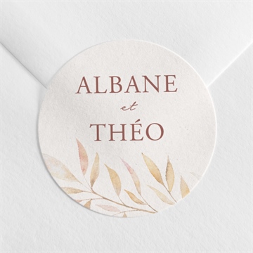 Sticker mariage poésie boheme