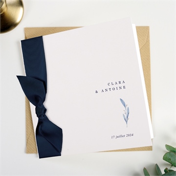 Carte pliée - carré