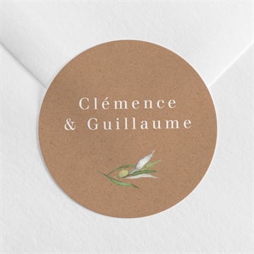 Sticker mariage provençal magnet